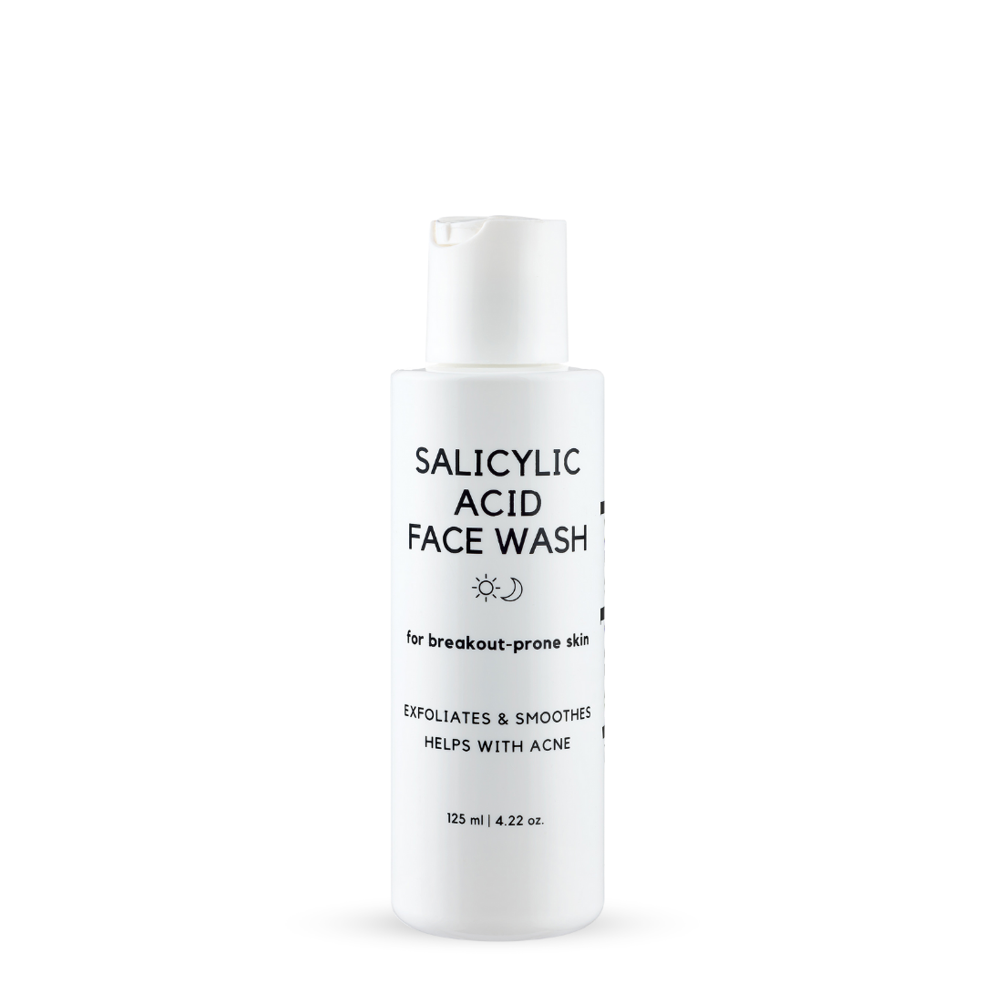 Salicylic Acid Face Wash white background