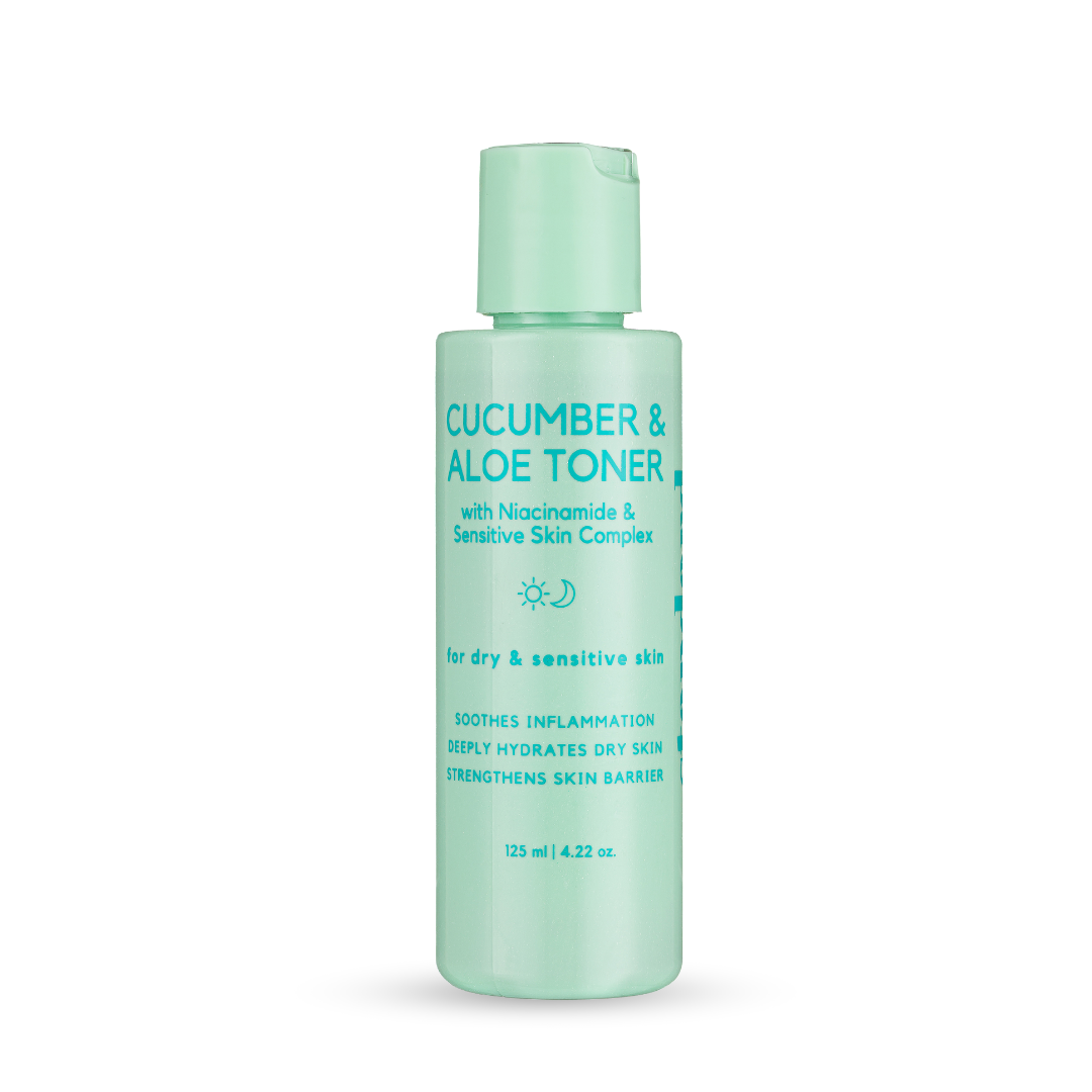 Cucumber &#038; Aloe Toner with Niacinamide white background