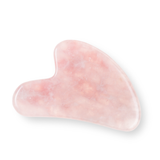 Gua Sha 100% Rose Quartz &#8211; Facial Massager white background