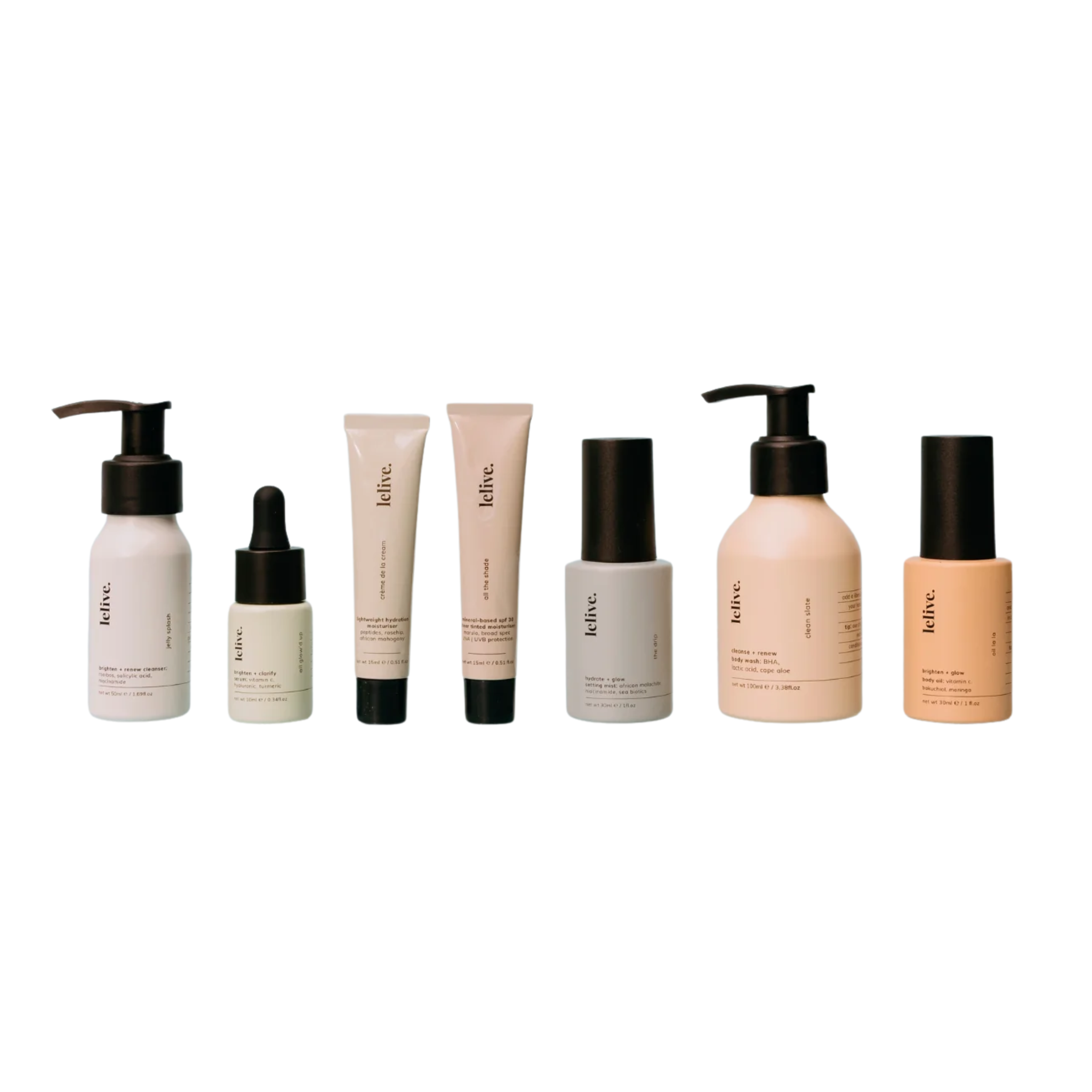 Own The Glow: Mini icons | 7-piece set