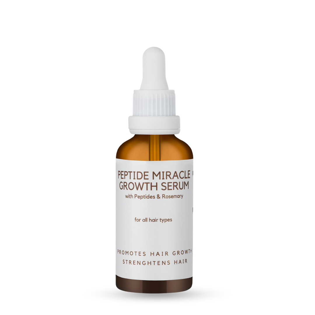 Peptide Miracle Growth Serum with Rosemary Extract white background
