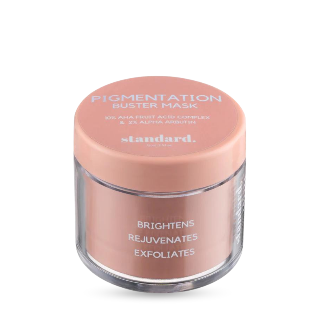 Pigmentation Buster Mask_ 10% AHA Fruit Acid &#038; 2% Alpha Arbutin white background