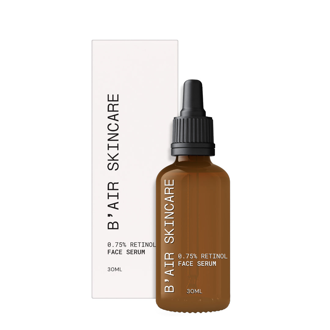 Retinol serum box and bottle copy