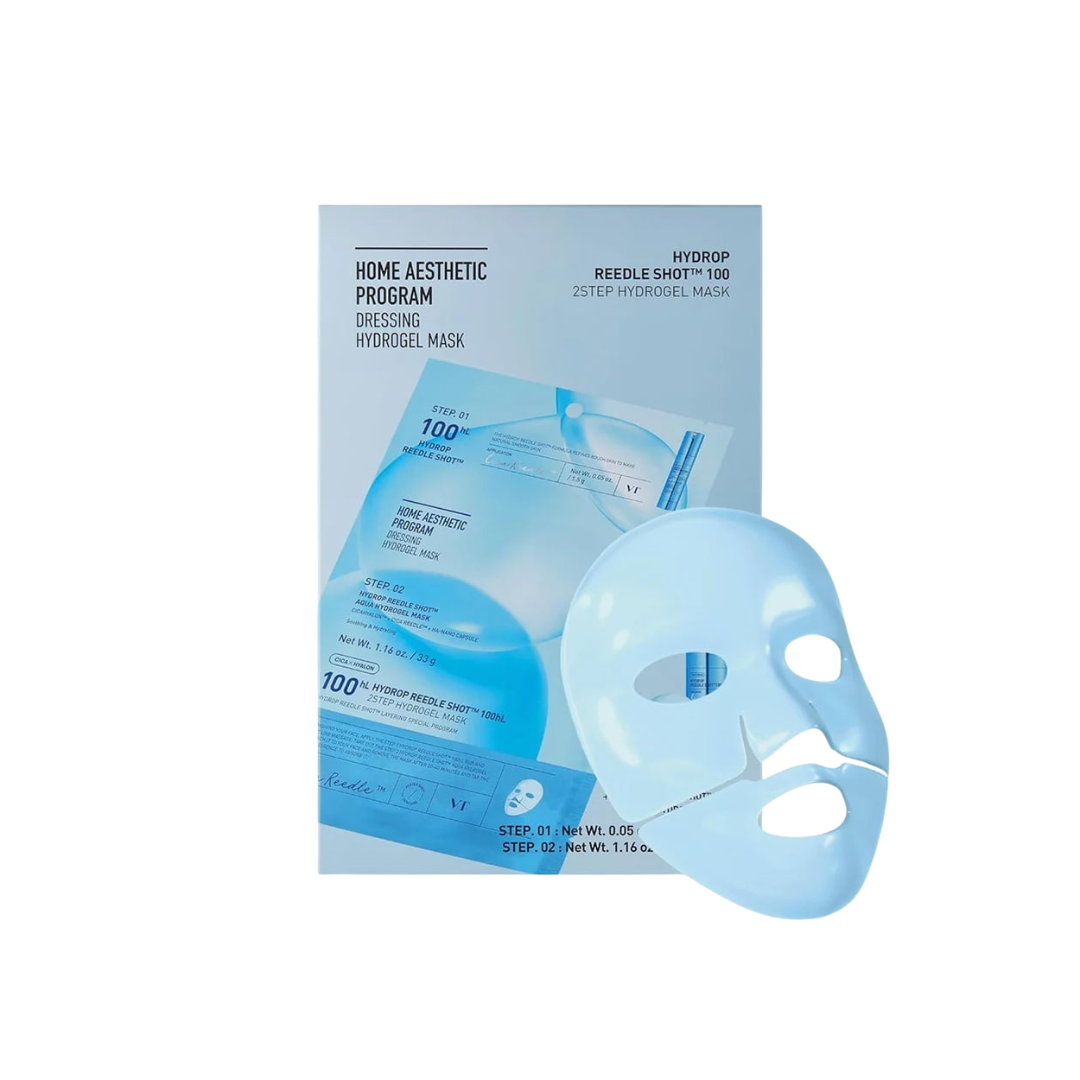 VT Cosmetics Hydrop Reedle Hot 100hL 2 Step Hydrogel Mask