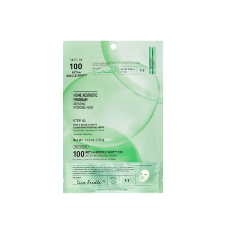 VT Cosmetics Reti-A Reedle Shot 100hL 2Step Hydrogel Mask