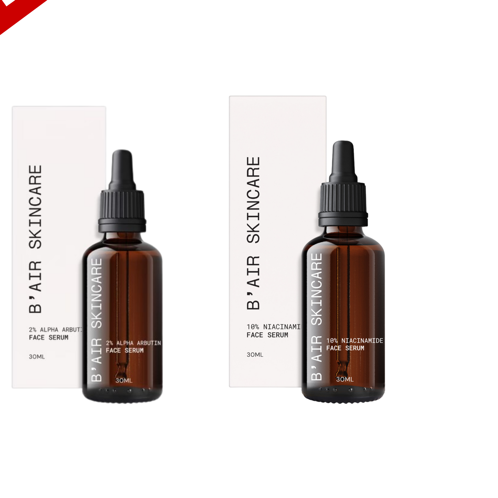 B’Air Even Tone Duo: Alpha Arbutin + Niacinamide Bundle