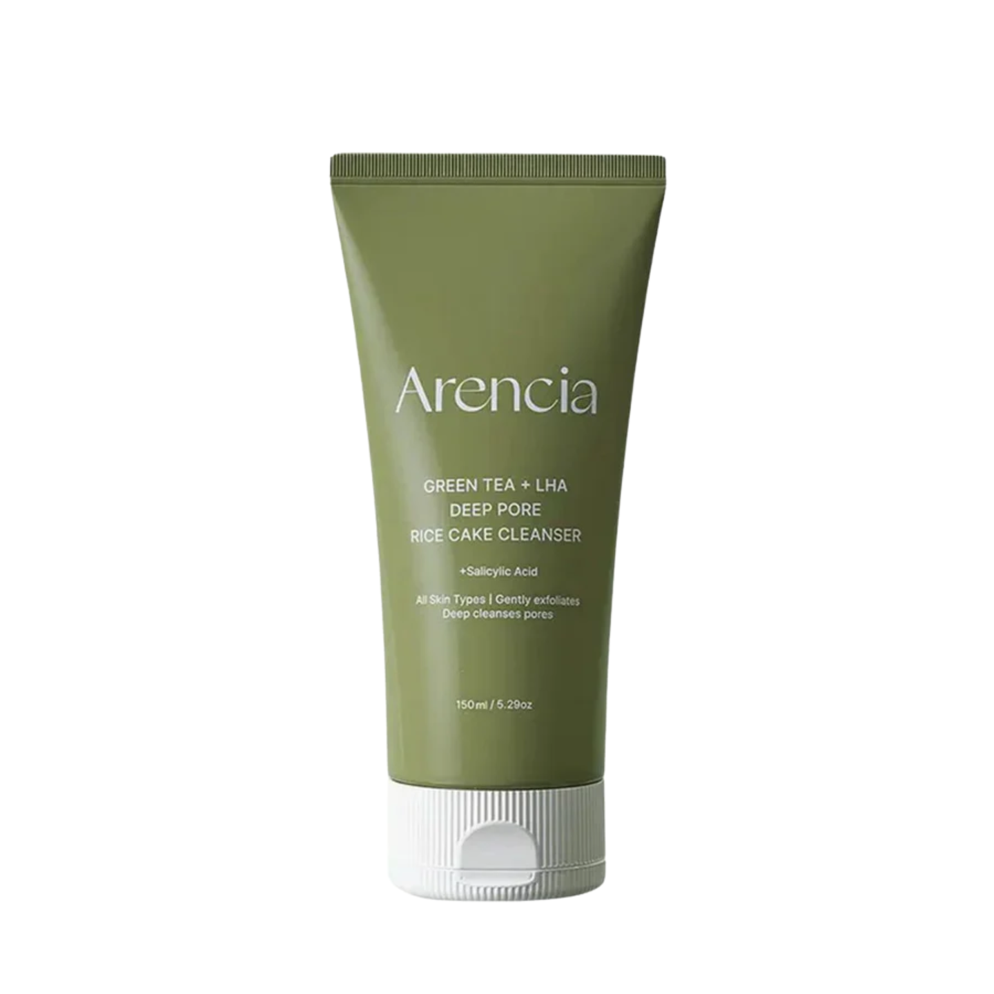 Arencia Green Tea + LHA Deep Pore Rice Cake Cleanser