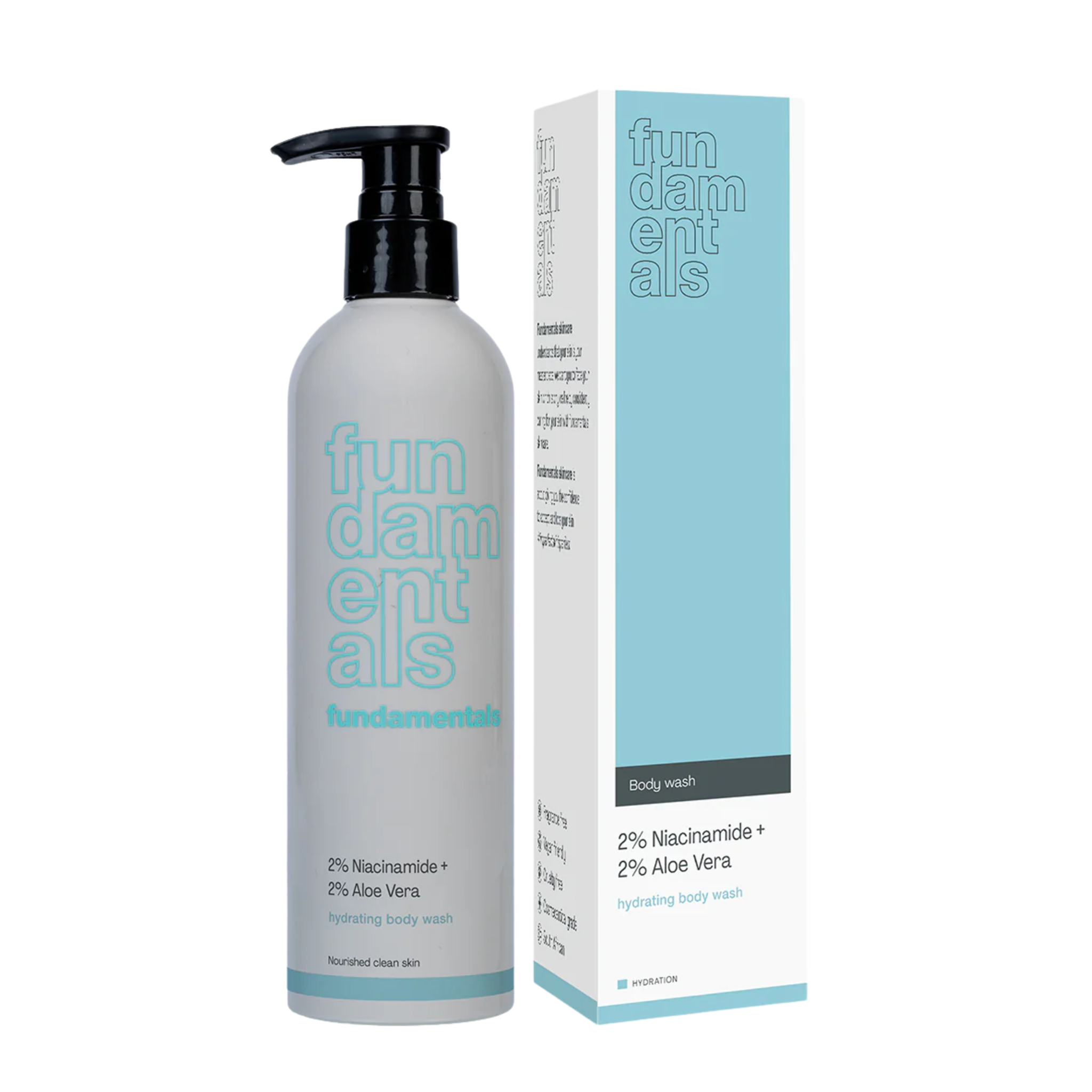 2% Niacinamide + 2% Aloe Vera – Hydrating body wash
