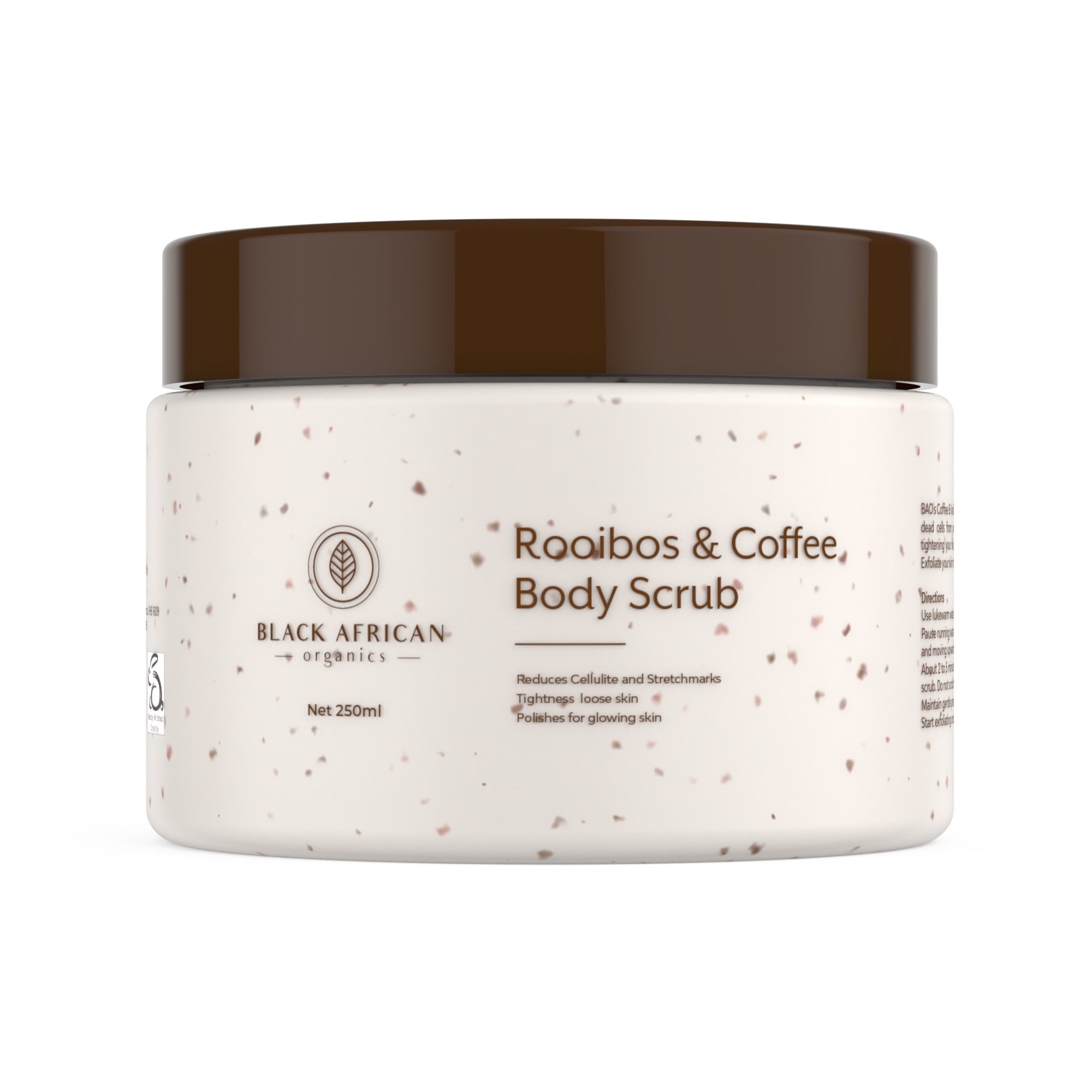 BLACK AFRICAN ORGANICS Rooibos and Coffee Body Scrub