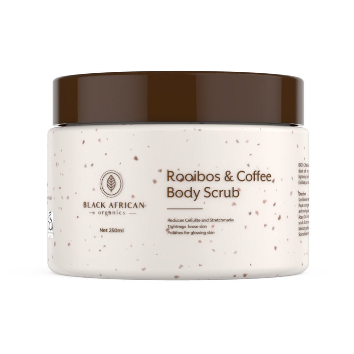BLACK AFRICAN ORGANICS Rooibos and Coffee Body Scrub