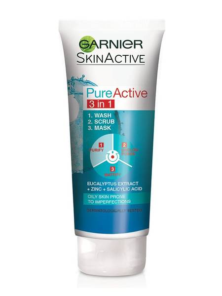 GARNIER Pure Active 3 In 1 Clay Mask