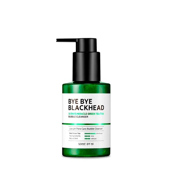 SOME BY MI Bye Bye Blackhead 30 Days Miracle Green Tea Tox Bubble Cleanser