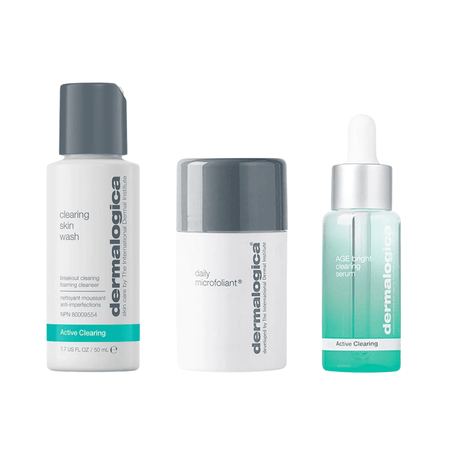 DERMALOGICA Clear + Brighten Kit – Skin Clarity & Glow Set