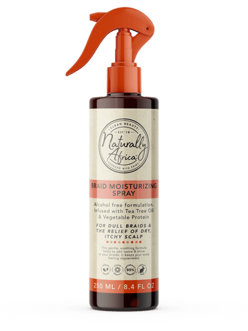 NATURALLY AFRICA Tea Tree Oil & Vegetable Protein Braids Moisturizing Spray