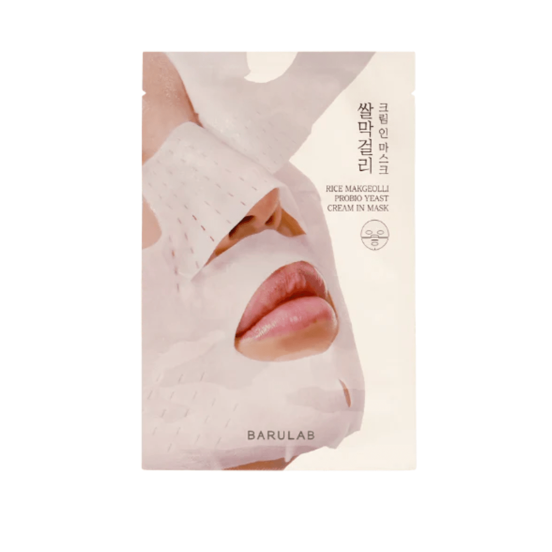 BARULAB Rice Makgeolli Probio Yeast Cream In Mask