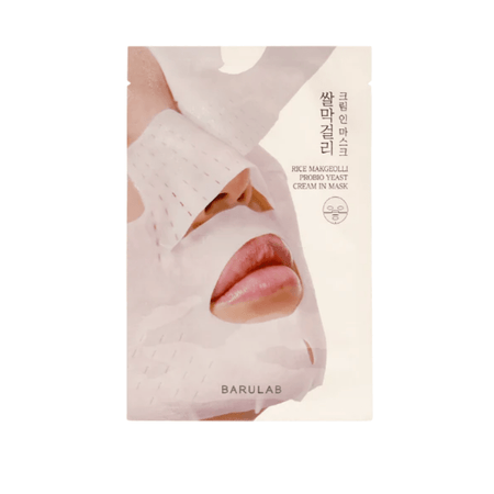 BARULAB Rice Makgeolli Probio Yeast Cream In Mask