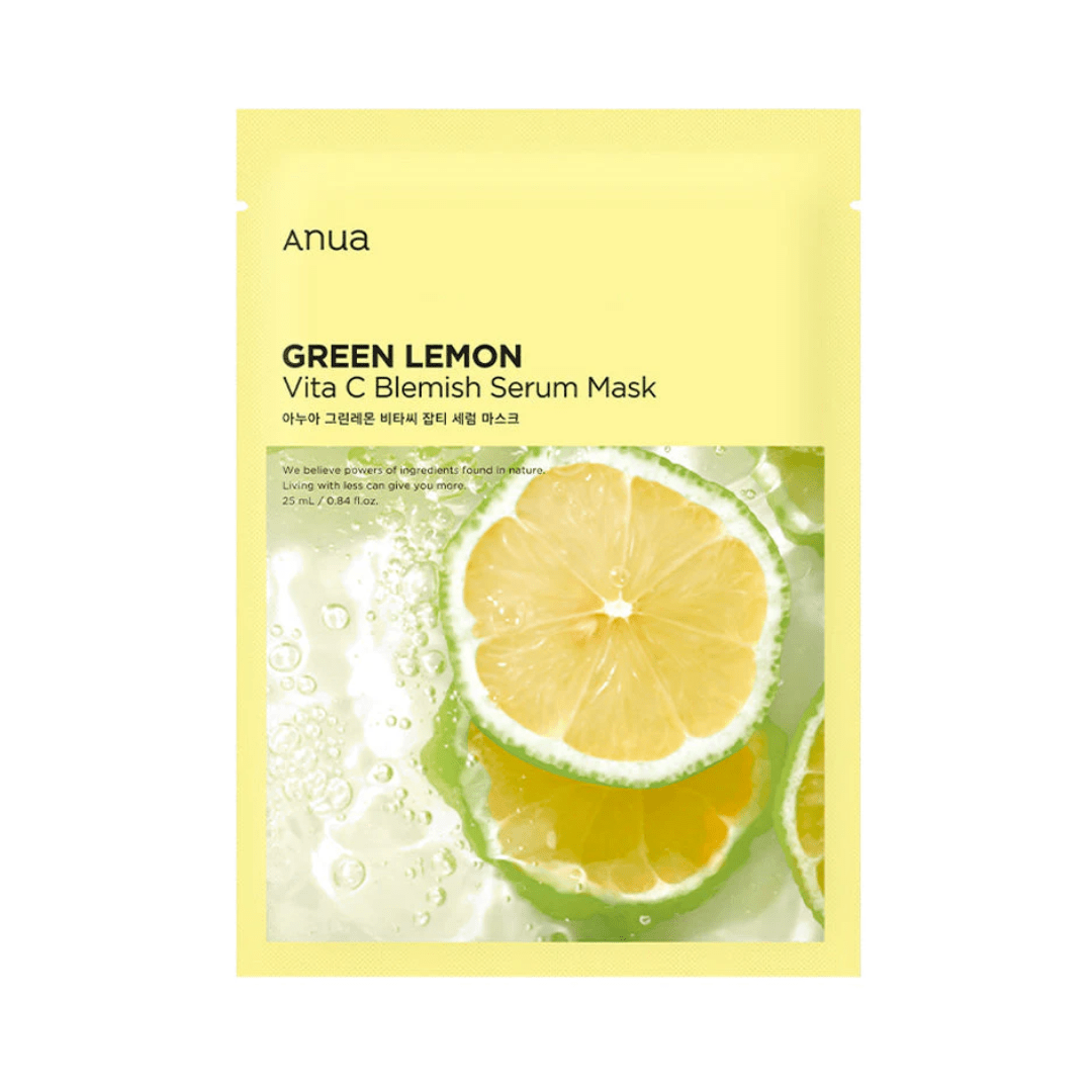 ANUA Green Lemon Vitamin C Blemish Serum Mask