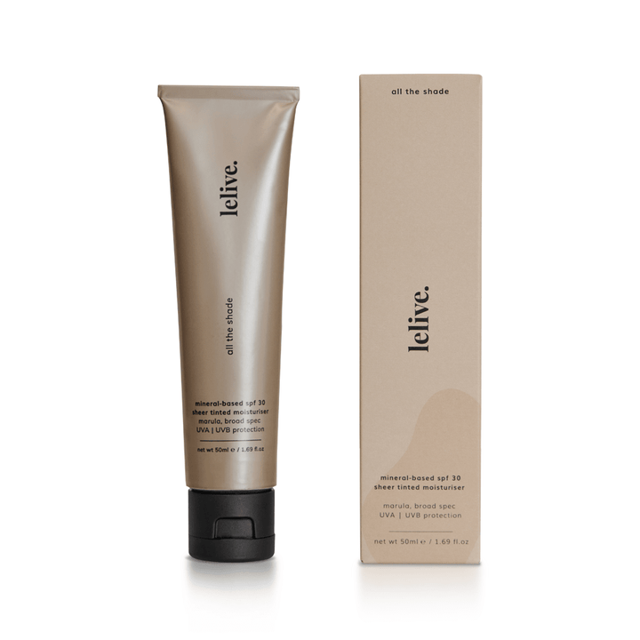 LELIVE All the Shade Tinted SPF 30 Moisturiser