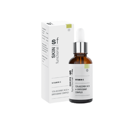 SKIN FUNCTIONAL Vitamin C Serum- 12% Ascorbic Acid + Briteodant Complex