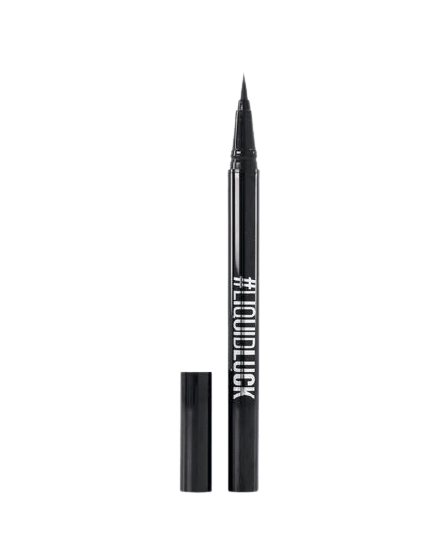 SWIITCHBEAUTY JetLiner - jet black liner pen with a brush tip