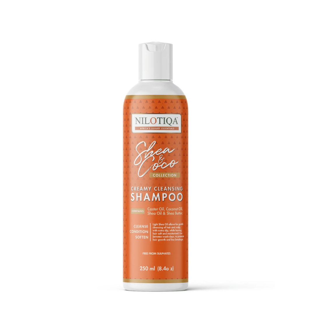 NILOTIQA Shea & Coco Creamy Cleansing Shampoo