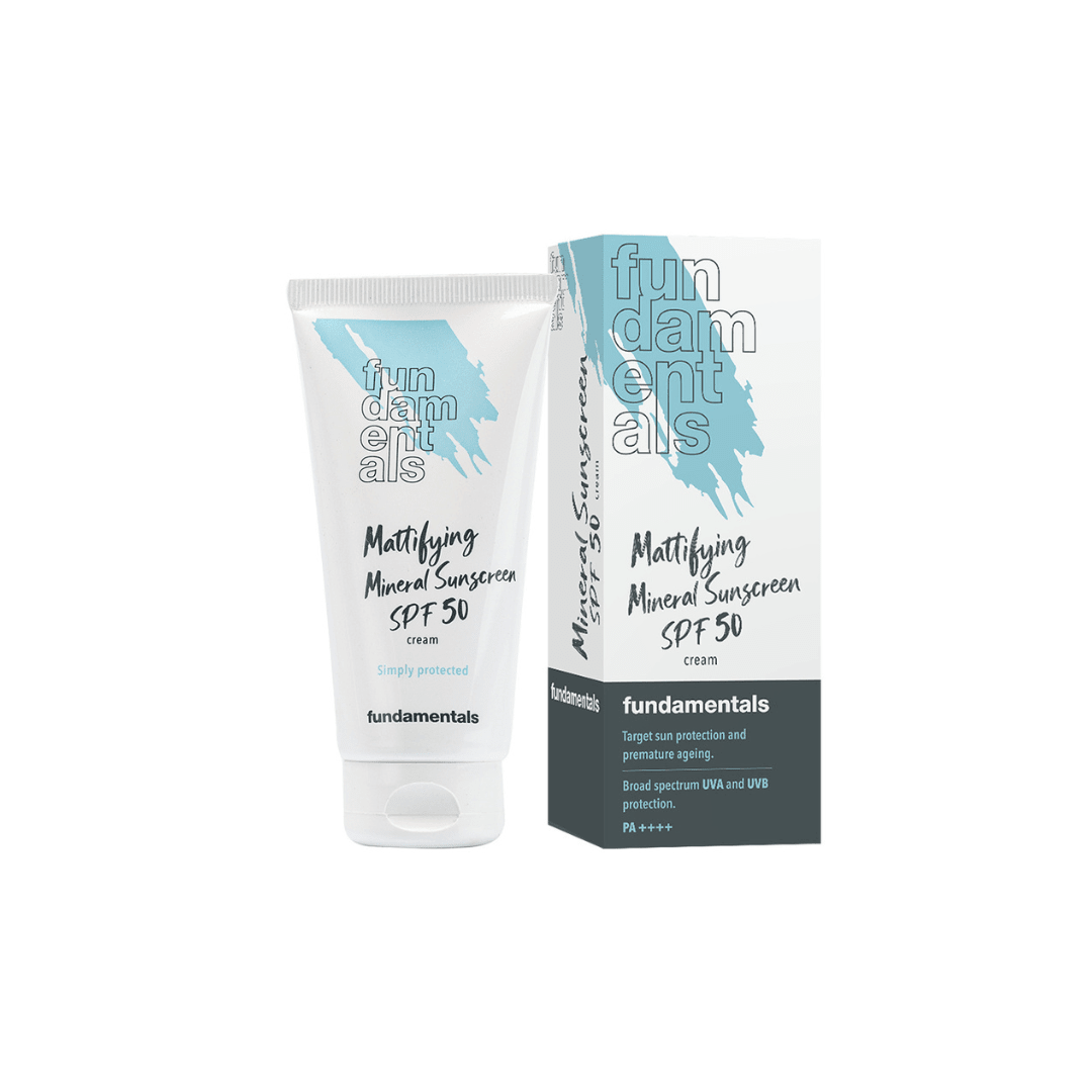FUNDAMENTALS Mattifying Mineral Sunscreen SPF50