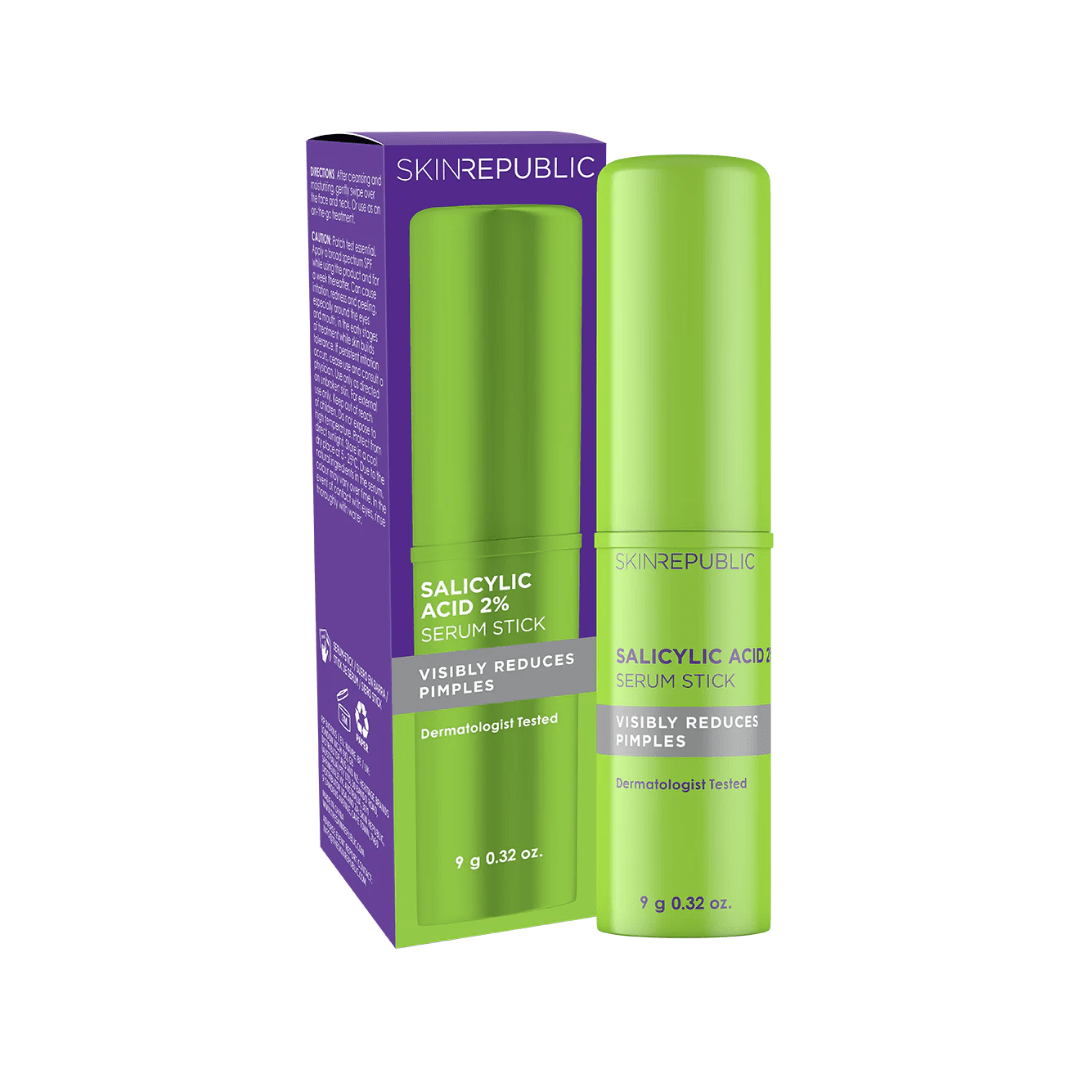 SKIN REPUBLIC Salicylic Acid 2% Serum Stick – Clear Skin Exfoliating Spot Treatment