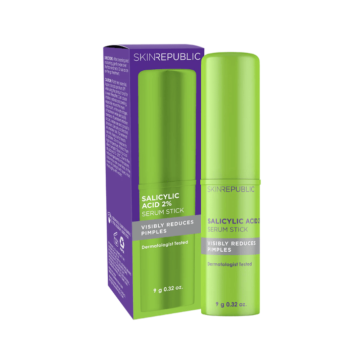 SKIN REPUBLIC Salicylic Acid 2% Serum Stick – Clear Skin Exfoliating Spot Treatment