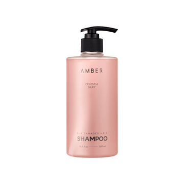 AMBER Celestia Silky Shampoo – Smoothing & Hydrating Cleanser