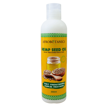AFROBOTANICS Hemp Seed Oil Daily Strengthening Leave-In Treatment