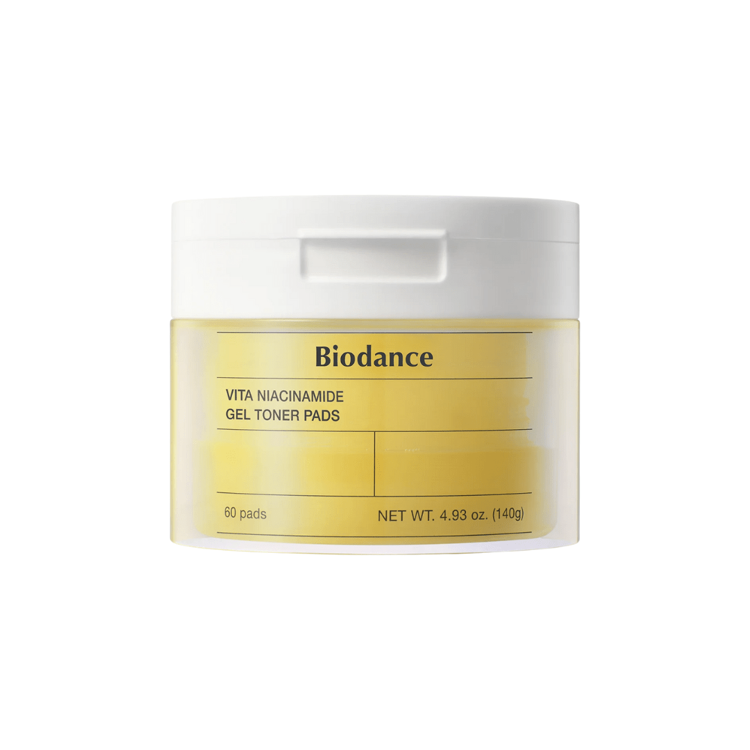 BIODANCE Vita Niacinamide Gel Toner Pads – Brightening & Pore Refining