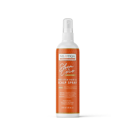 NILOTIQA Shea & Coco Anti-itch Hair & Scalp Spray
