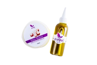 PURPUL HAIR Hair Oil and Shea Butter Combo