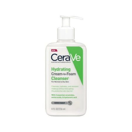 CERAVE Hydrating Cream-to-Foam Cleanser