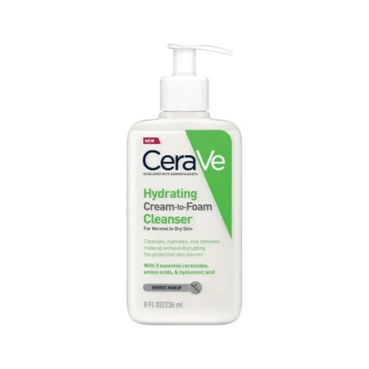 CERAVE Hydrating Cream-to-Foam Cleanser