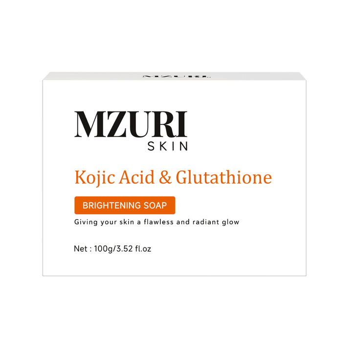MZURI SKIN Brightening Soap Bar - Kojic Acid & Glutathione