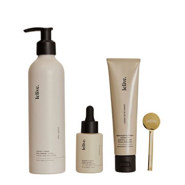 LELIVE 3-step routine | clarify, brighten + glow