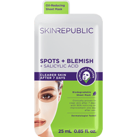 SKIN REPUBLIC Spots + Blemish Face Mask Sheet