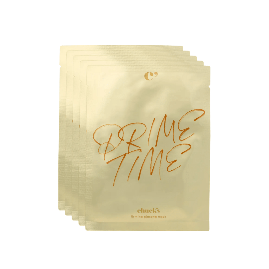 CHUCK's Prime Time Firming Ginseng Mask – Anti-Aging Sheet Mask