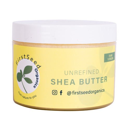 FIRST SEED Organics Unrefined Shea Butter – Pure & Natural Moisturizer