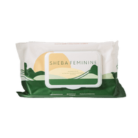 SHEBA FEMININE Ultra-Soft Intimate Bamboo Wipes – Gentle Personal Care