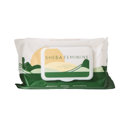 SHEBA FEMININE Ultra-Soft Intimate Bamboo Wipes – Gentle Personal Care