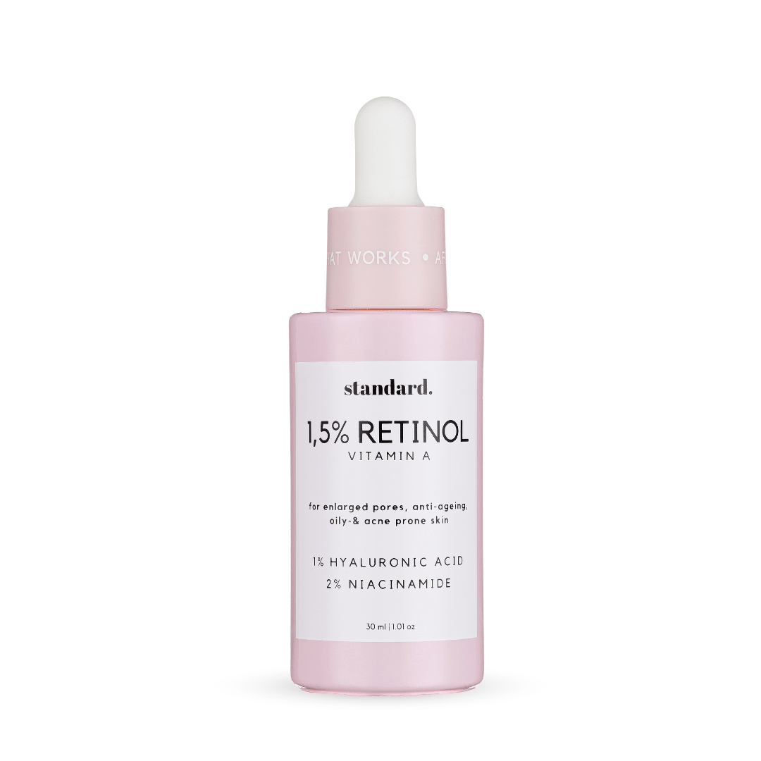 STANDARD. 1.5% Retinol & Niacinamide in Hyaluronic Acid Serum