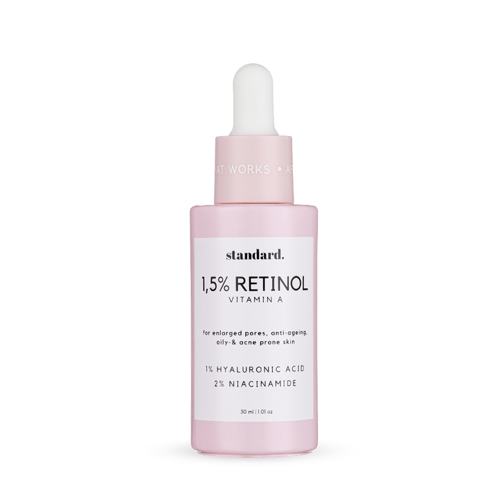 STANDARD. 1.5% Retinol & Niacinamide in Hyaluronic Acid Serum