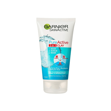 GARNIER Pure Active 3 In 1 Clay Mask