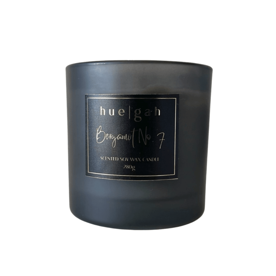 HUEGAH Classic Soy Wax Candles - BERGAMOT NO. 7