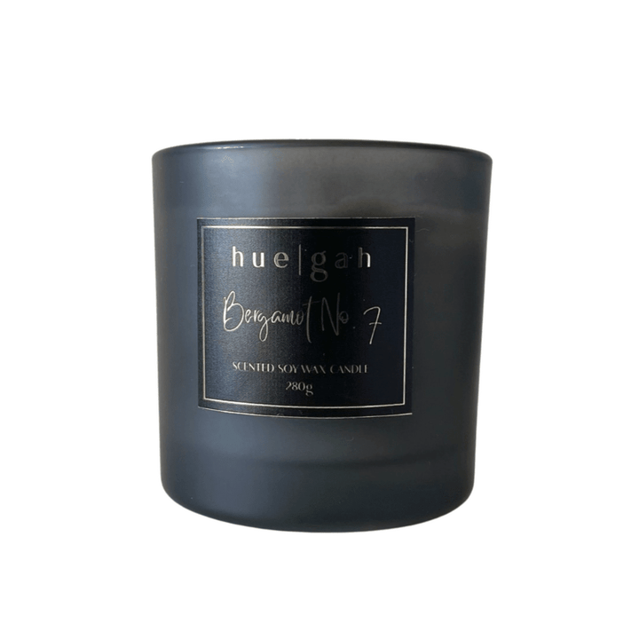 HUEGAH Classic Soy Wax Candles - BERGAMOT NO. 7