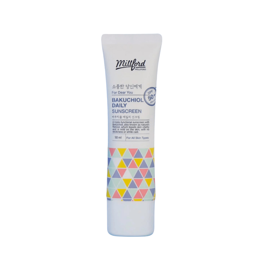 MILLFORD Bakuchiol Daily Sunscreen (SPF 50+ PA++++)