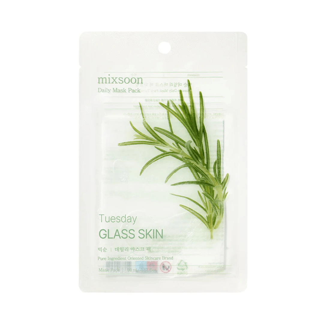 MIXSOON Daily Sheet Mask Tuesday - Glass Skin