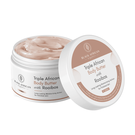 BLACK AFRICAN ORGANICS Triple African Body Butter with Rooibos